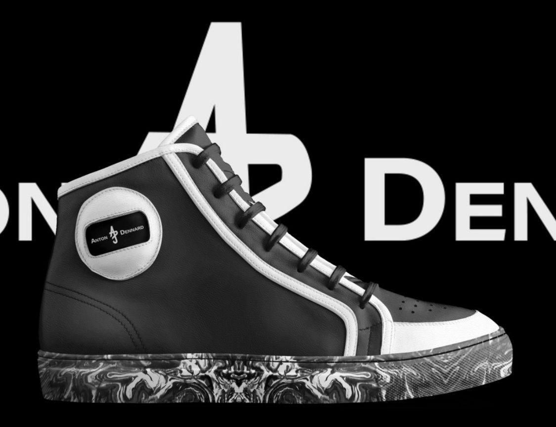 Anton Dennard Black and White Sneaker