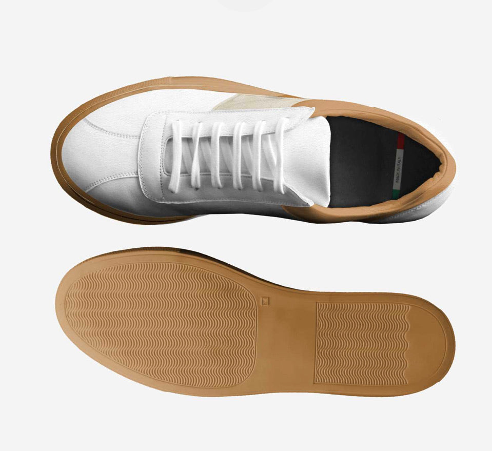 White ADJ Low Sneakers